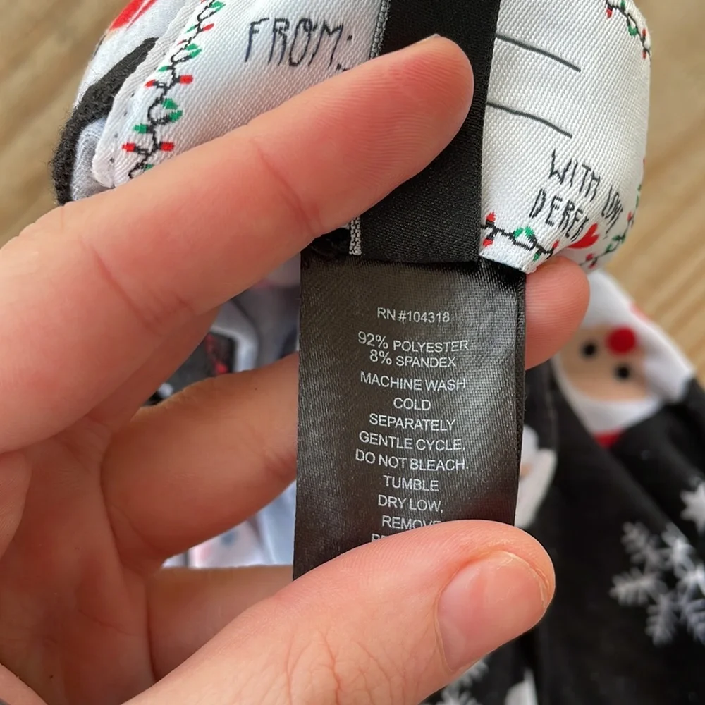 Santa Snowflake Print Bike Shorts